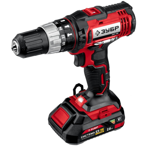 Дрель-шуруповерт ударная ЗУБР ДШУ-185-22