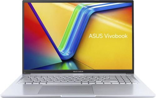 Ноутбук ASUS VivoBook 16 X1605VA-MB2103 16", IPS, Intel Core i7 13620H 2.4ГГц, 10-ядерный, 16ГБ DDR4, 1ТБ SSD, Intel Iris Xe graphics, без операционной системы, серебристый [90nb10n2-m02kw0]
