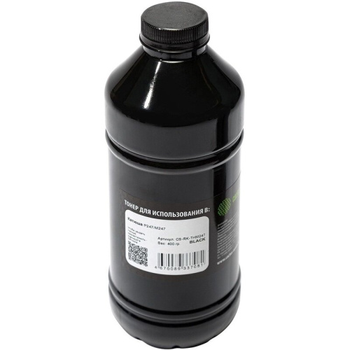 Тонер Cactus CS-RK-THМ247 черный флакон 400гр для принтера Катюша Р247/М247