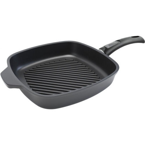 Квадратная сковорода-гриль Нева Металл Посуда 59428G Ферра Индукция 28 полимер-керам с/р