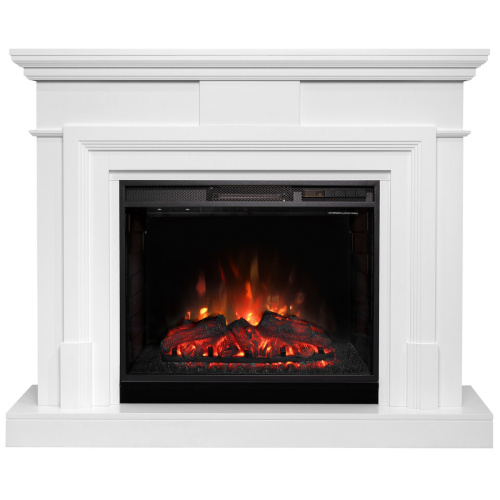 Электрокамин RealFlame Marco 25,5/26 WT белый с очагом Sparta 25,5 LED