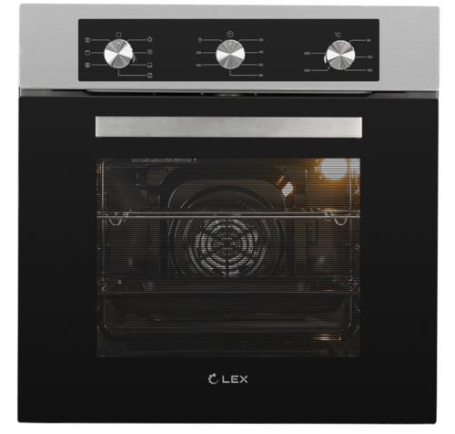 Электрический духовой шкаф LEX EDM 073 IX серебристый