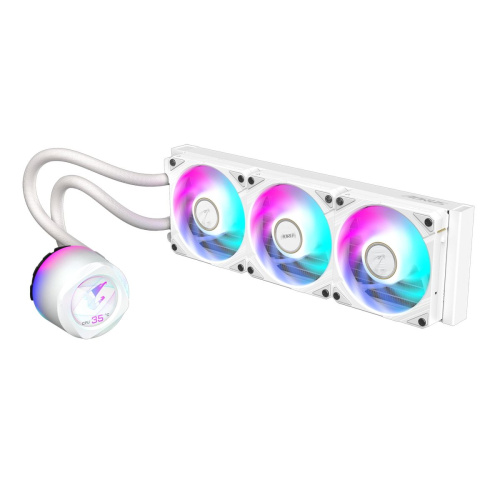 СВО Gigabyte Aorus Waterforce X II 360I White (GP-Aorus WaterforceX II 360I), (9JAWTX2360I-00-10) 3 x 120mm ARGB Fan, sTR5, RTL