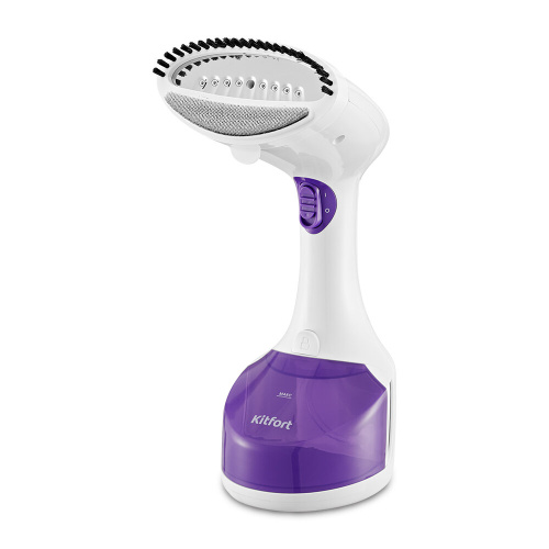Отпариватель ручной KitFort КТ-9206, белый/фиолетовый