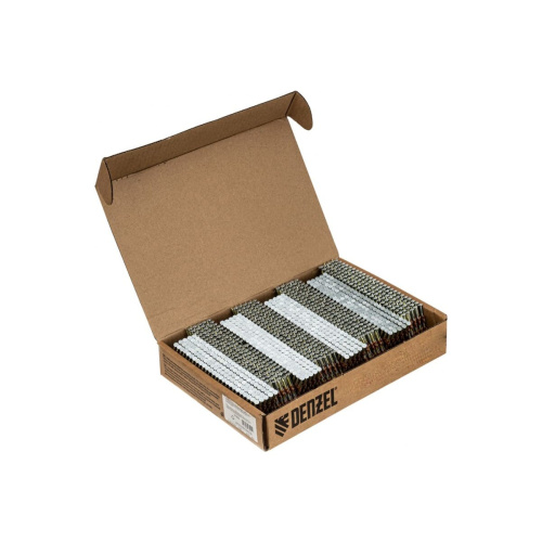 Гвозди Denzel 57692 для пнев. нейлера (крашен.), 2000 шт.