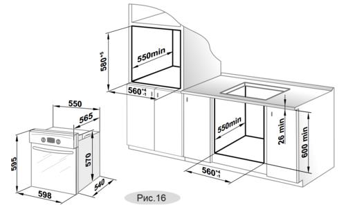Электрический духовой шкаф Gefest ЭДВ ДА 622-03 К69S зеленый