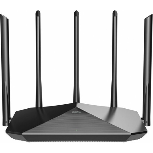 Роутер беспроводной Digma DWR-AX1501 AX1500 10/100/1000BASE-TX черный