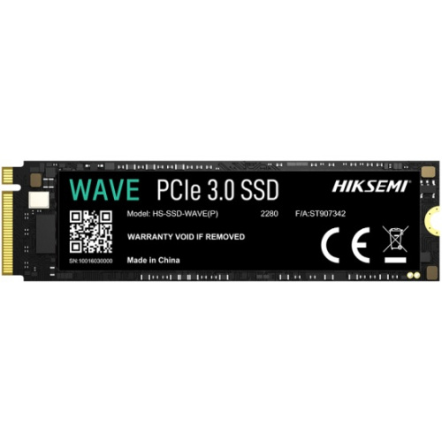 SSD HIKSEMI Wave(P) (HS-SSD-WAVE(P) 1024G) 1.0Tb M.2 (PCI-E 3.0 x4, up to 2450/2450MBs, 3D NAND, 240TBW)