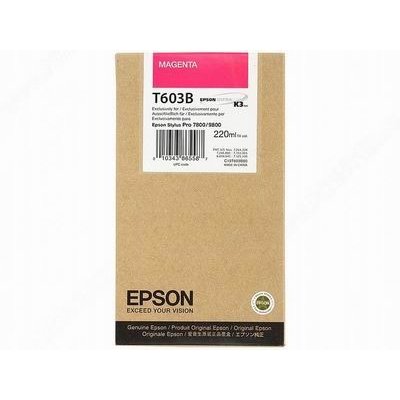 Картридж струйный Epson T603B C13T603B00 пурпурный (220мл) для Epson St Pro 7880/9800