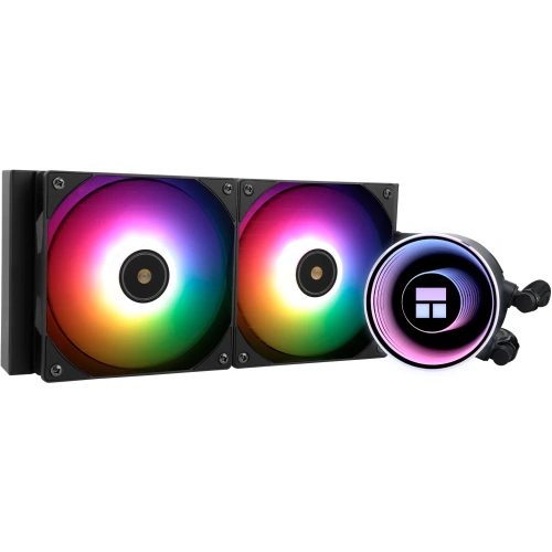 СВО Thermalright Frozen Notte 240 Black Argb V2 (F-Notte-240-BL-ARGB-V2) 240mm, Fans 2x120mm, 72.37CFM, 27.7dBA, 2000RPM