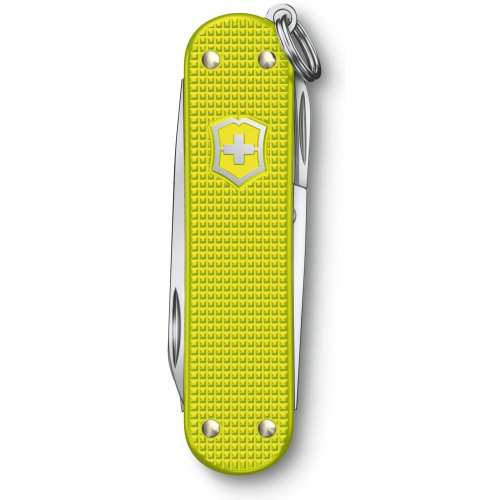 Складной нож Victorinox Alox Classic 0.6221.l23, функций 5, 58мм, желтый, коробка подарочная