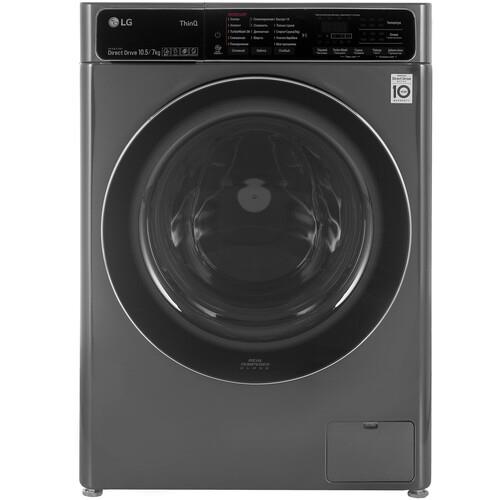 Стирально-сушильная машина LG F4T9RC9P черный
