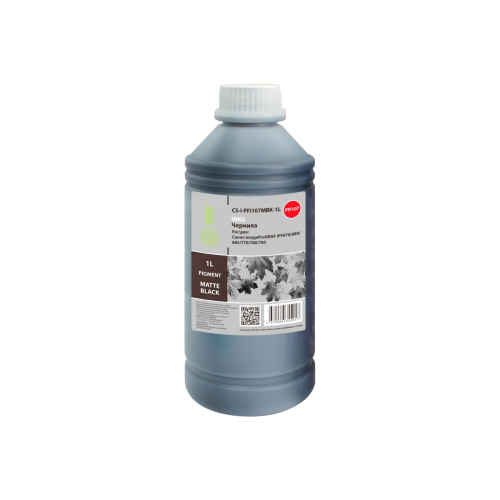 Чернила Cactus CS-I-PFI107MBK-1L PFI-107 черный матовый1000мл для Canon imageProGRAF iPF670/680/685/770/780/785