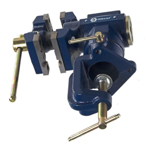 Тиски слесарные поворотные КОБАЛЬТ 910-010