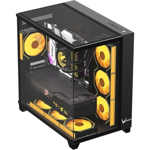 Корпус Formula Crystal Z9 Floe (crystal z9 floe b), Midi-Tower, ATX, без БП, черный