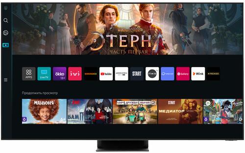 75" (190 см) LED-телевизор Samsung QE75QN700AUXRU серебристый