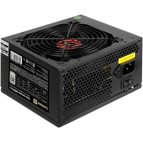 Блок питания ExeGate 400PPH-LT-OEM (EX292148RUS-OEM) 400W ATX, APFC, КПД 82% (80 Plus), 12cm fan, 24pin, (4+4)pin, PCIe, 5xSATA, 3xIDE, black