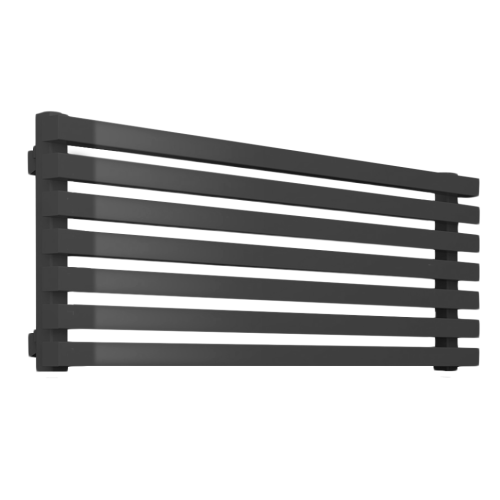 Стальной трубчатый радиатор КЗТО Quadrum 40 H 1750-12 структурный черный шелк