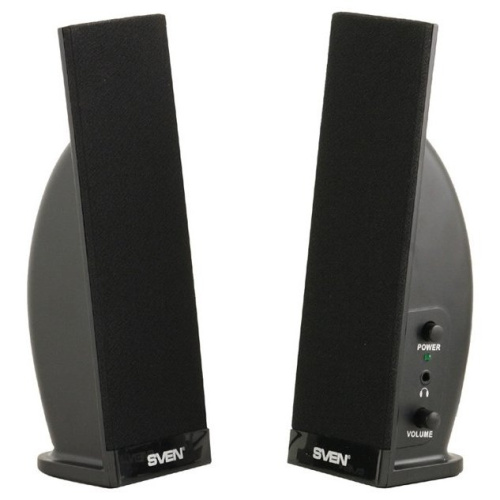Колонки Sven 230 2.0 черный 4Вт