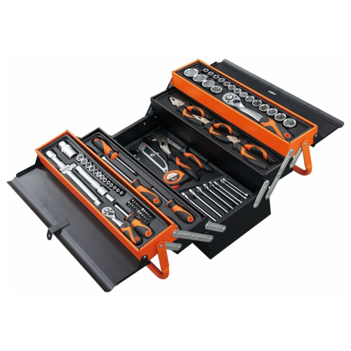 Набор инструментов Kendo 90202 в переносном ящике 5 лотков 88 предметов