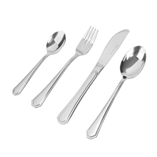 Набор столовых приборов LARA LR10-20/24 Альтаир 24 предмета, 6 персон, зеркальная полировка