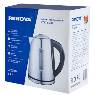 Чайник RENOVA KT17S-03B