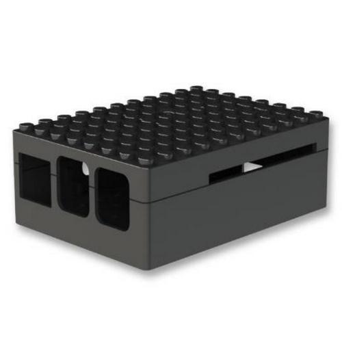 Корпус ACD RA182 black для микрокомпьютера Raspberry Pi 3 Black ABS Plastic Building Block case for Raspberry Pi 3