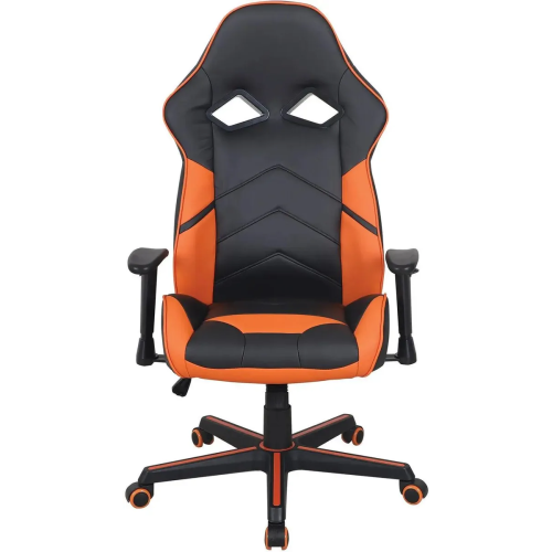 Кресло игровое BRABIX Storm GM-006 (532502) экокожа, черный/оранжевый