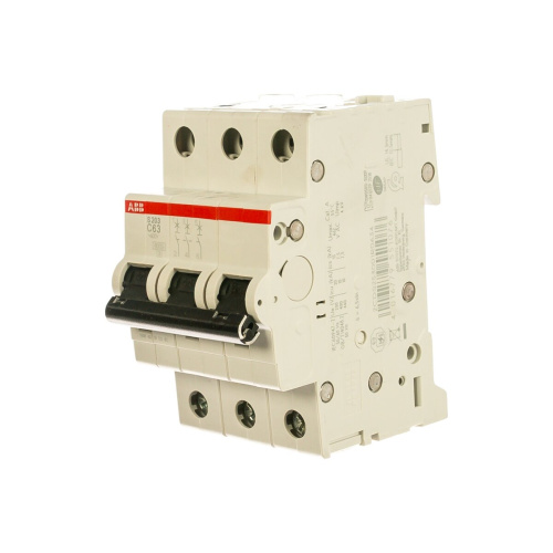 Выключатель автоматический ABB S203 C63 (2CDS253001R0634) 3-полюсной