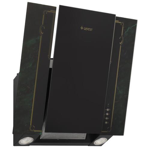 Вытяжка наклонная Gefest ВО 3603 К69 зеленый/черный