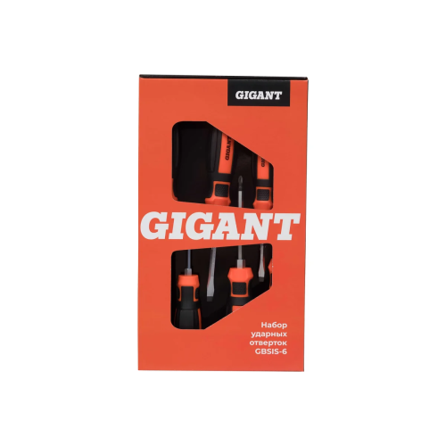 Набор отверток ударных Gigant GBSIS-6