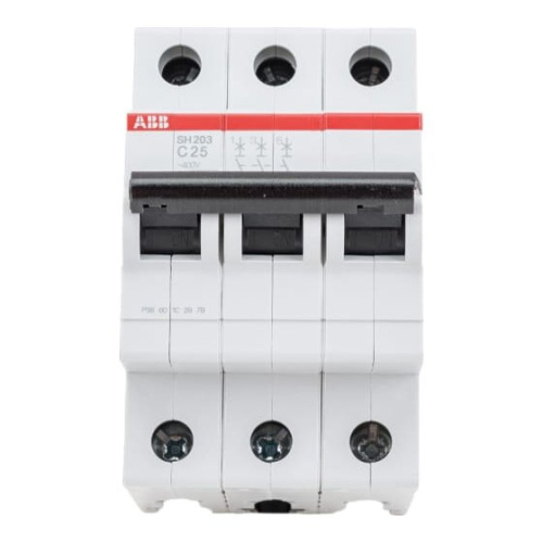 Автоматический выключатель ABB SH203 C25а 2CDS213001R0254 3-полюсный 6ка