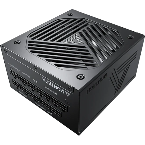 Блок питания Montech Titan Gold 850W / ATX 3.0, APFC, 80 Plus Gold, Half Bridge LLC, DC-DC, Japan caps, 135mm fan, full modular