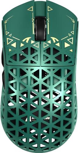 Мышь беспроводная/проводная Attack Shark R5 Ultra [Shark R5 Green] зеленый