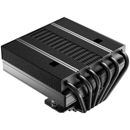 Кулер ID-COOLING IS-77-XT Black LGA1851/1700/1200/115X/AM5/AM4 низкопрофильный высота 77mm (TDP 150W, PWM, 6 тепл.трубок + медная база)