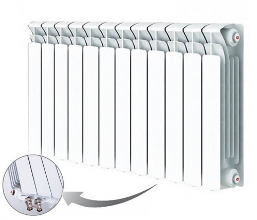 Биметаллический радиатор отопления  Rifar Base Ventil 500 Bvr 13