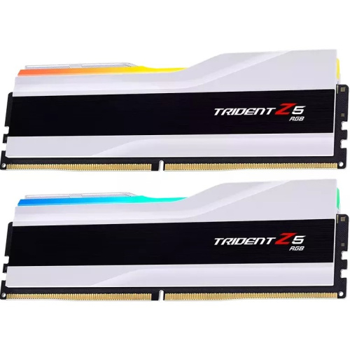 ОЗУ G.SKILL Trident Z5 RGB 64GB (F5-6000J3636F32GX2-TZ5RW) (2x32GB) DDR5 6000MHz CL36 (36-36-36-96) 1.35V / White