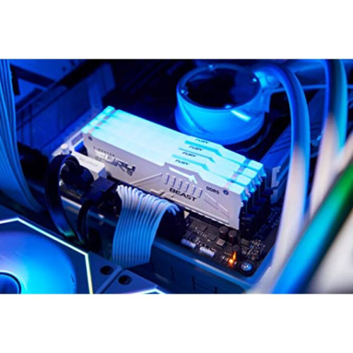 ОЗУ Kingston Fury Beast KF560C30BWEAK2-32 DDR5 - 2x 16ГБ 6000МГц, DIMM, White, Ret