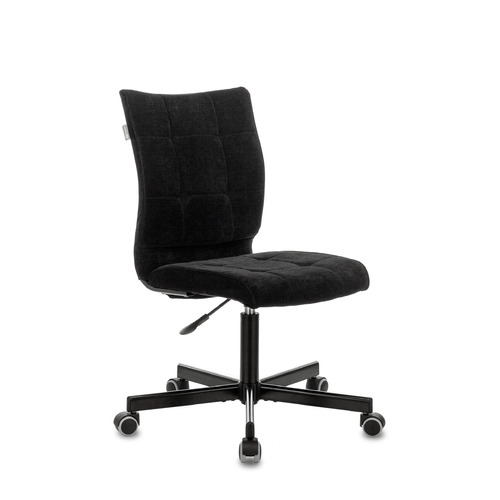 Кресло Бюрократ CH-330M/LT-20 без подлокотников черный крестовина металл