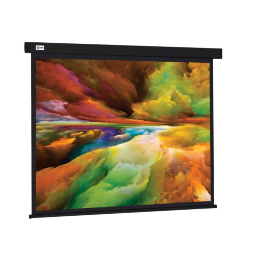 Экран Cactus CS-PSW-206X274-BK Wallscreen настенно-потолочный рулонный черный