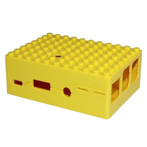 Корпус ACD RA185 yellow для микрокомпьютера Raspberry Pi 3 Yellow ABS Plastic Building Block case for Raspberry Pi 3