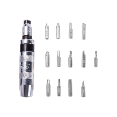 Отвертка ударно-поворотная Deli DL8901 с набором бит 13 шт