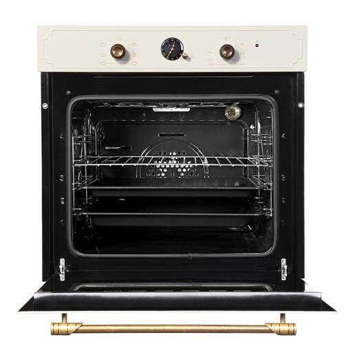 Электрический духовой шкаф Zigmund & Shtain E 138 X бежевый