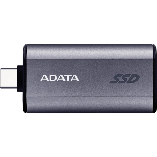SSD A-DATA SC750 (SC750-2000G-CCBK), External, 2TB USB 3.2 Gen 2 Type-C, R/W -1050/1000 MB/s серый
