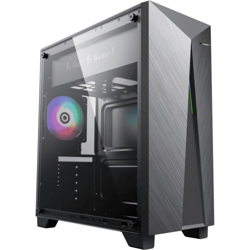 Корпус GameMax Nova N6 (ATX, Черн, USB 3.0, Зак.стекло, 1x120мм вент, без БП)