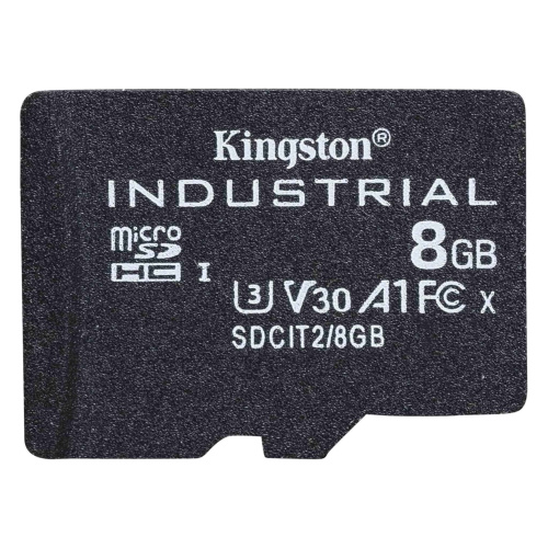Карта памяти Kingston Industrial Temperature (SDCIT2/8GBSP) microSDHC 8Gb Class UHS-I без адаптера