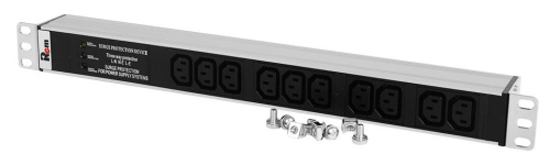 Блок распределения питания ЦМО IP20 R-10-10C13-FI-440-Z гор.размещ. 10xC13 базовые 10A C14