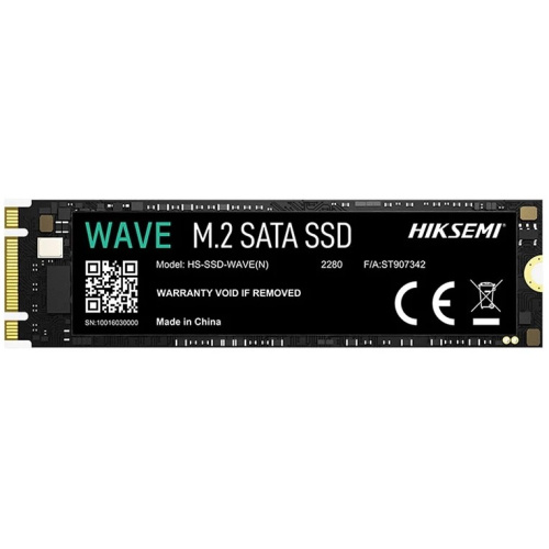 SSD HIKSEMI Wave(N) (HS-SSD-WAVE(N) 512G) 512Gb M.2 (SATA3, up to 560/500MBs, 3D NAND, 140TBW)