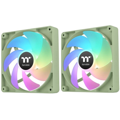 Вентилятор Thermaltake CT120 Sync Matcha ARGB зеленый (CL-F202-PL12MG-A) 4-pin 25.8dB Ret