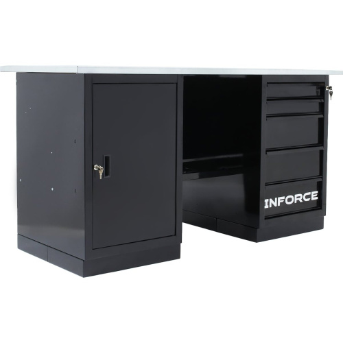 Верстак Inforce LW-3 (05-01-007) с драйвером и тумбой 1600х686х845